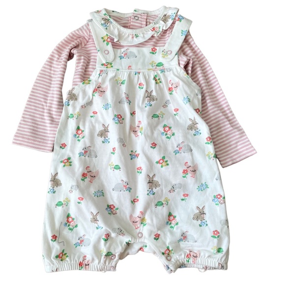 Mini Boden Bunny Chick Romper Outfit